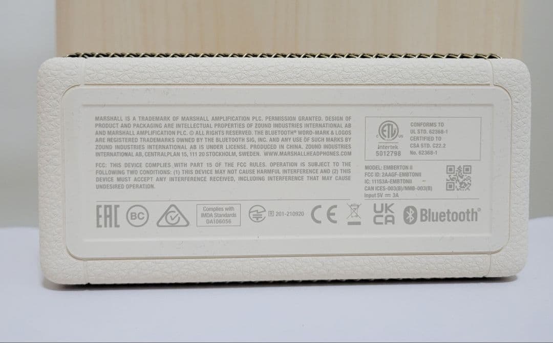 【美品】Marshall EMBERTON II 正規代理店購入　スピーカー