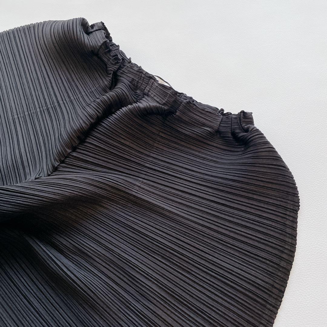 美品✨PLEATS PLEASEプリーツプリーズ　サルエルパンツ　変形　黒　L