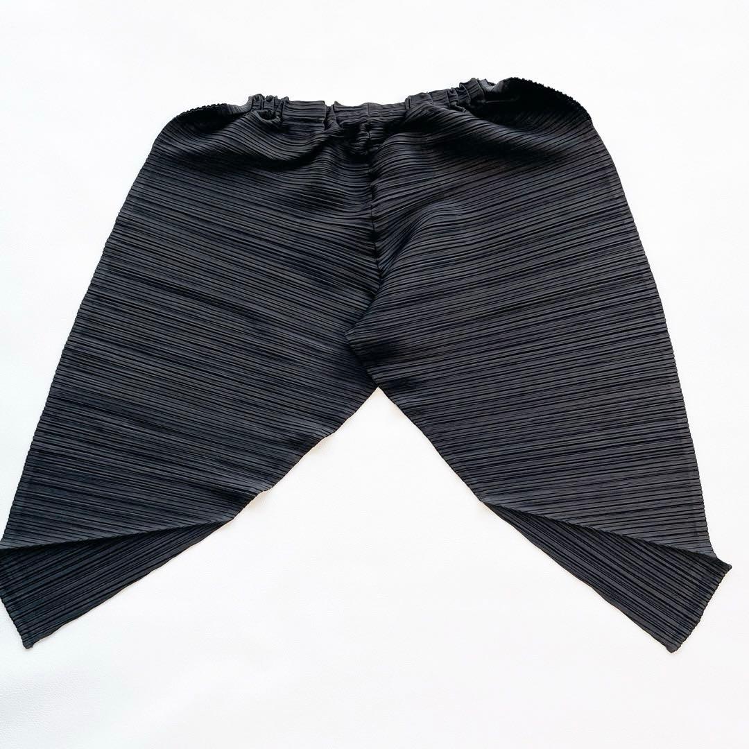 美品✨PLEATS PLEASEプリーツプリーズ　サルエルパンツ　変形　黒　L