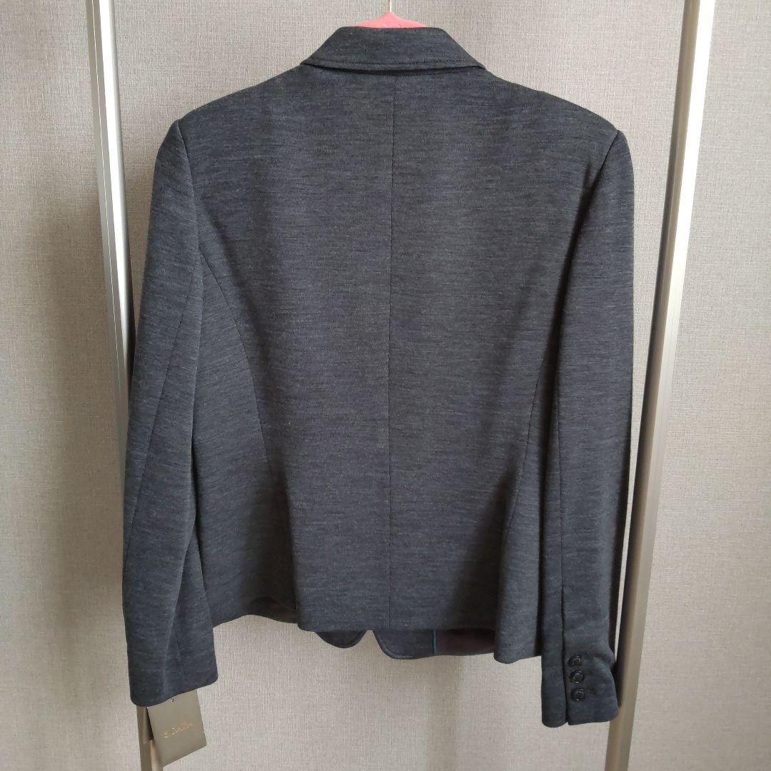 【新品・タグ付】SCAPA ダークグレー テーラードジャケット Lサイズ