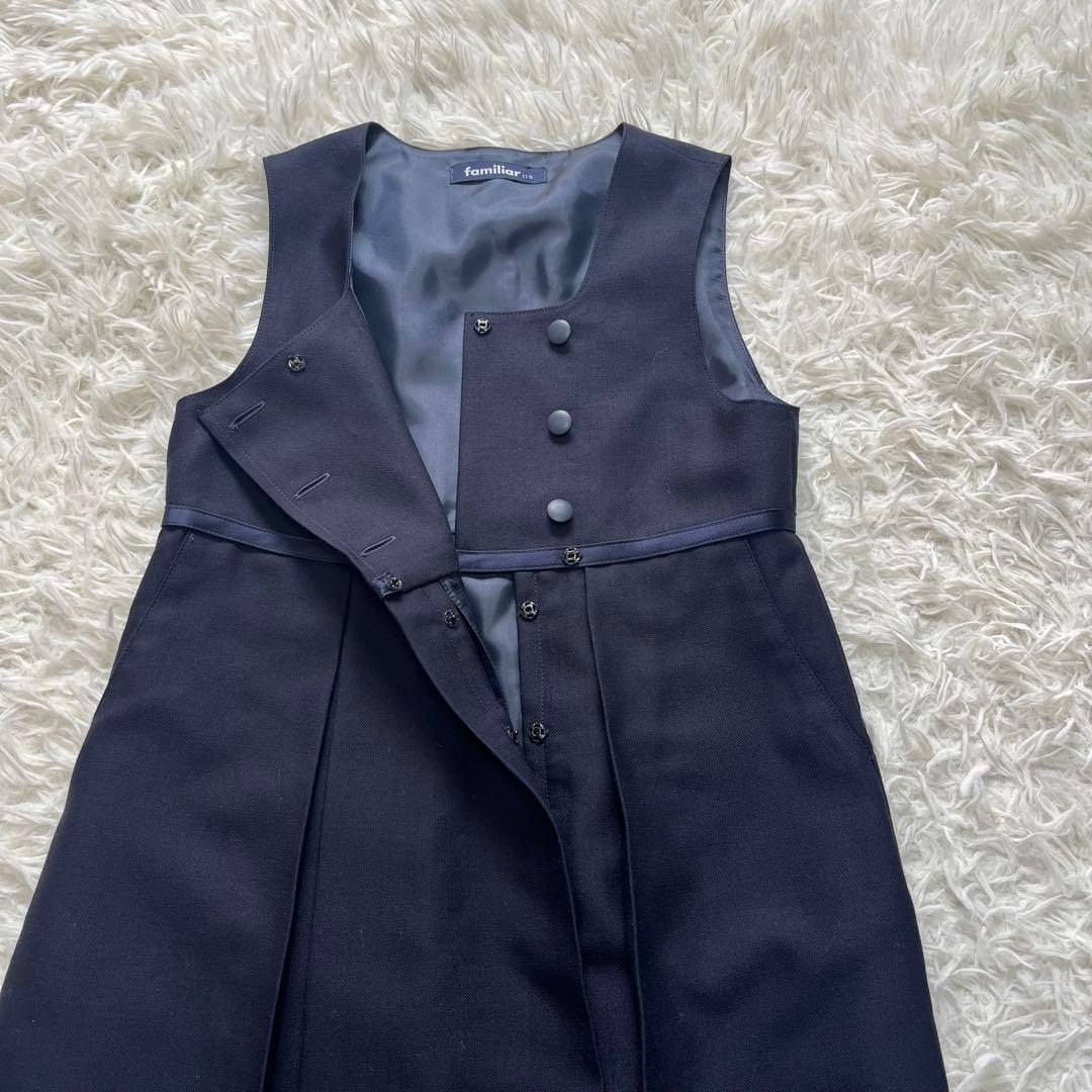 現行品6.9万✨ファミリア　アンサンブルスーツ　115 フォーマル　受験