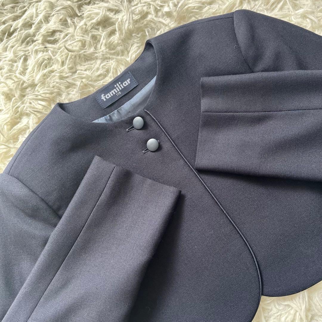 現行品6.9万✨ファミリア　アンサンブルスーツ　115 フォーマル　受験