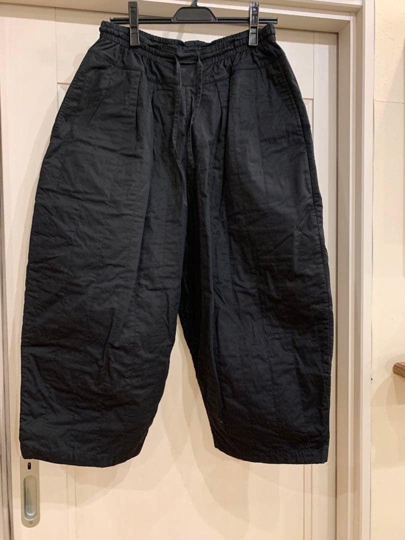 Khadi and co キルトパンツ black