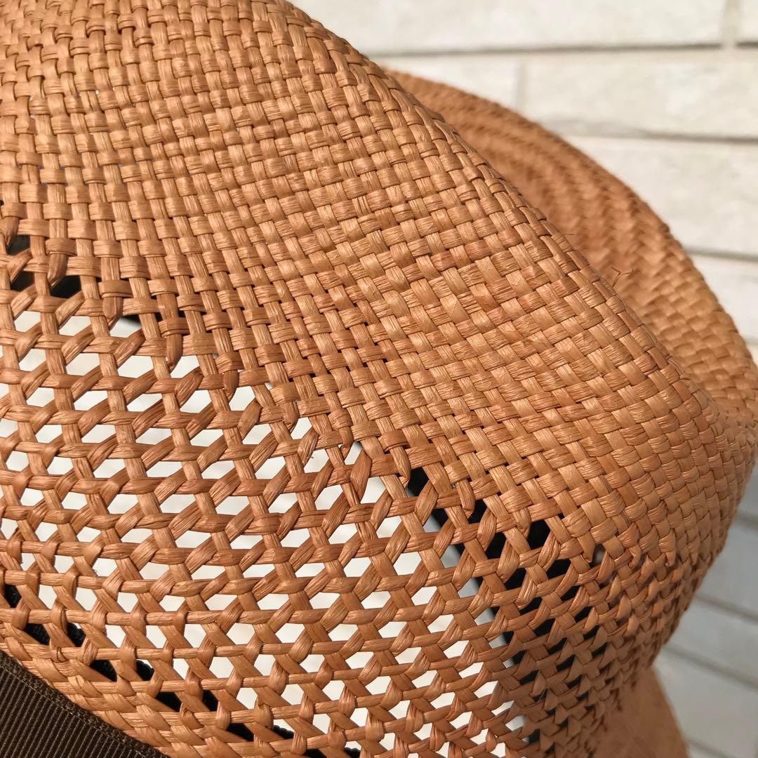 MAYSER　パナマハット　57　ブラウン