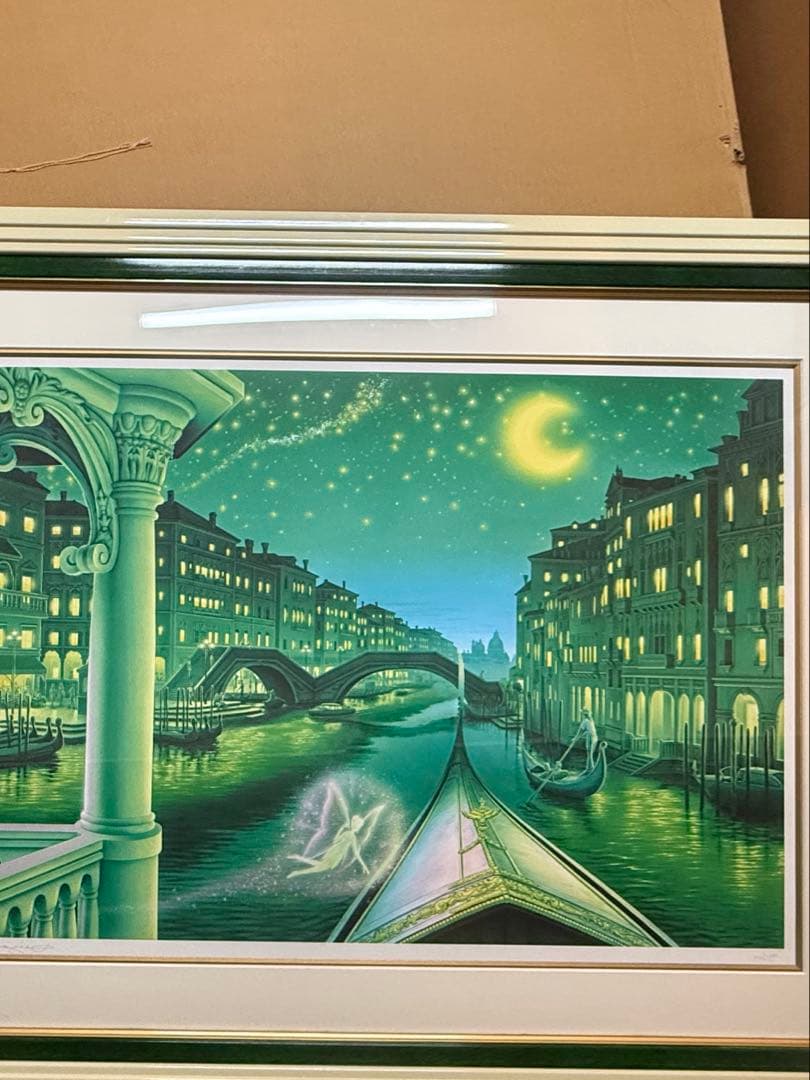 他の方発送ディズニー×塚本馨三 「グリーン ヴェニス」限定200 直筆サイン