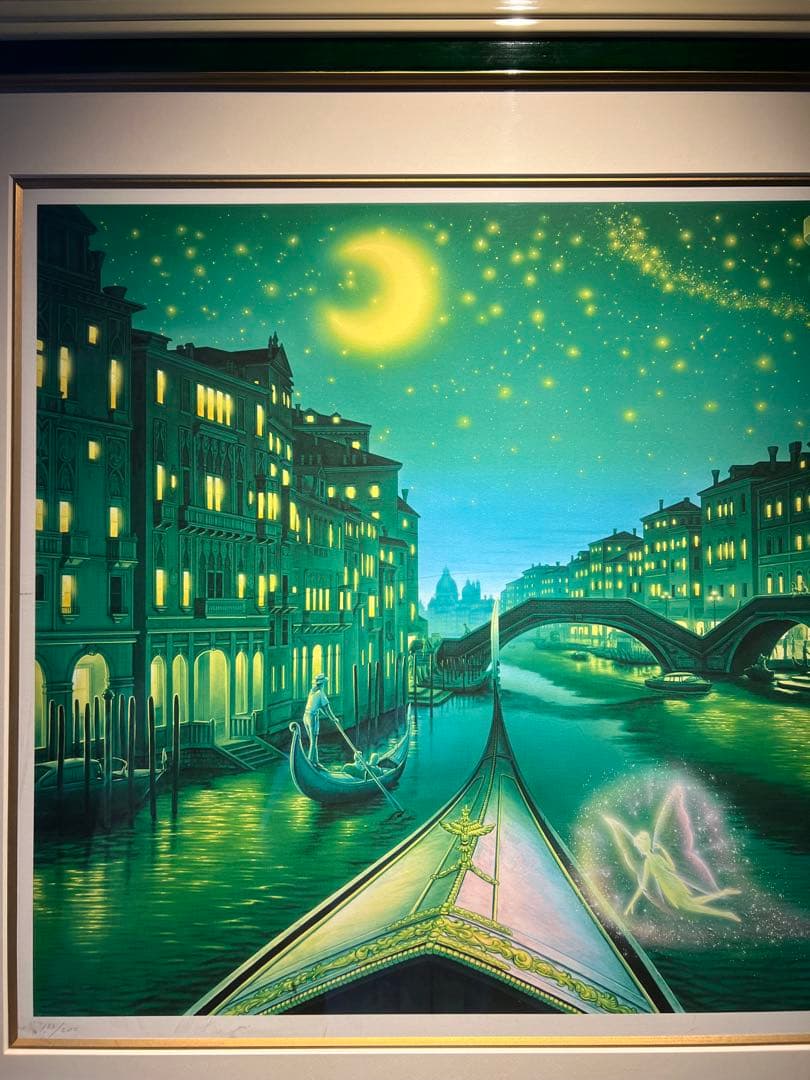 他の方発送ディズニー×塚本馨三 「グリーン ヴェニス」限定200 直筆サイン