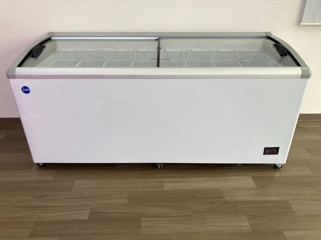 【JCMCS-405L】冷凍ショーケース　ラウンド扉　LED照明付