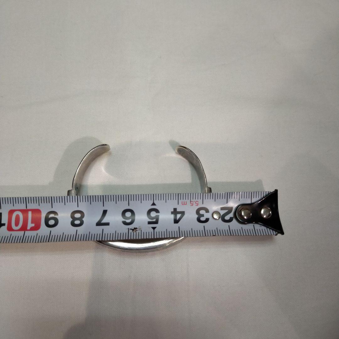 VINTAGE インディアン ジュエリー ズニ族 スターリング シルバーバングル