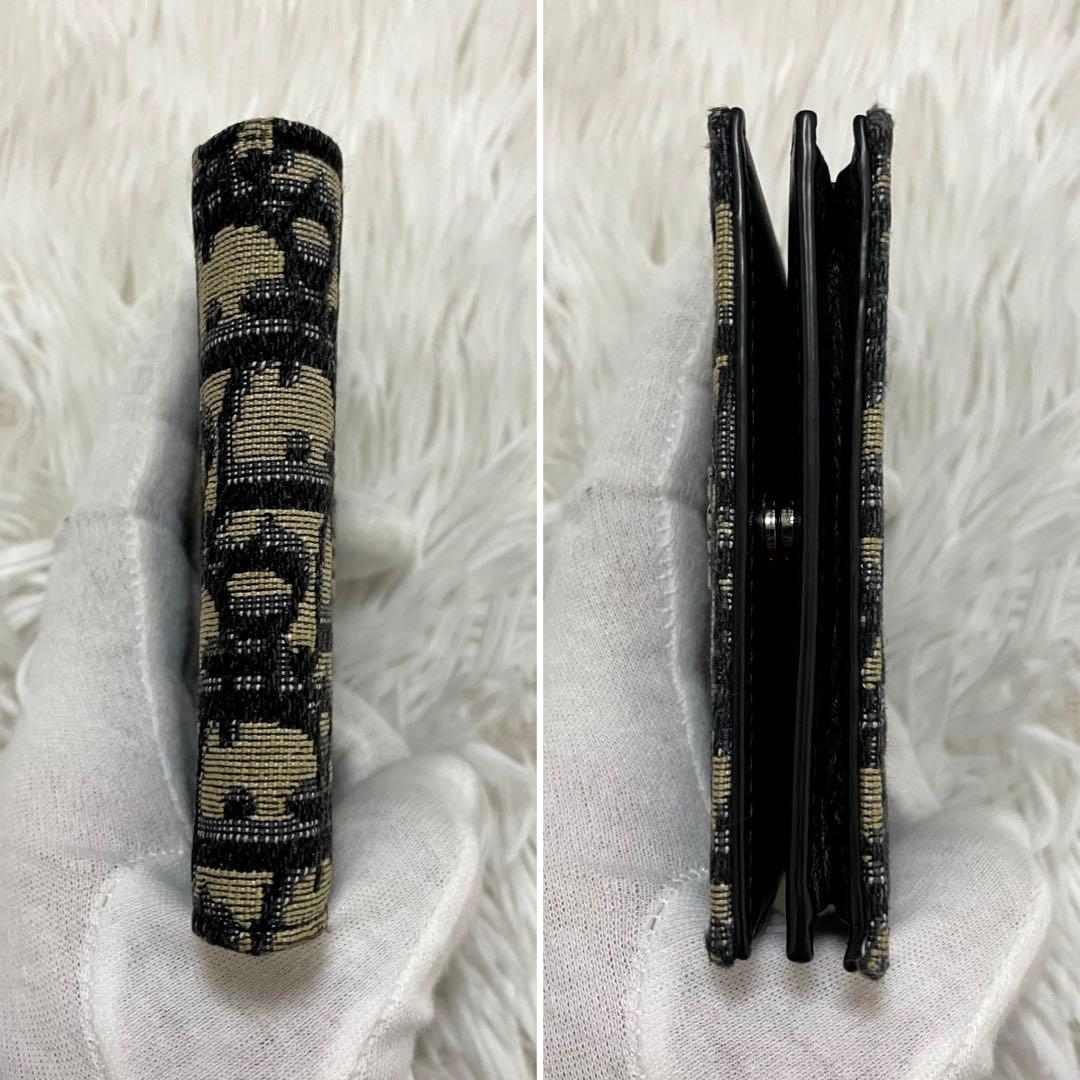 未使用級✨ディオール 名刺入れ アイコン CDロゴ レザー オブリーク 黒