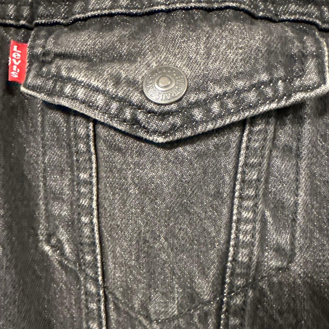 Levi's　デニムジャケット　Gシャン　裏側ボア素材　冬用　M　リーバイス