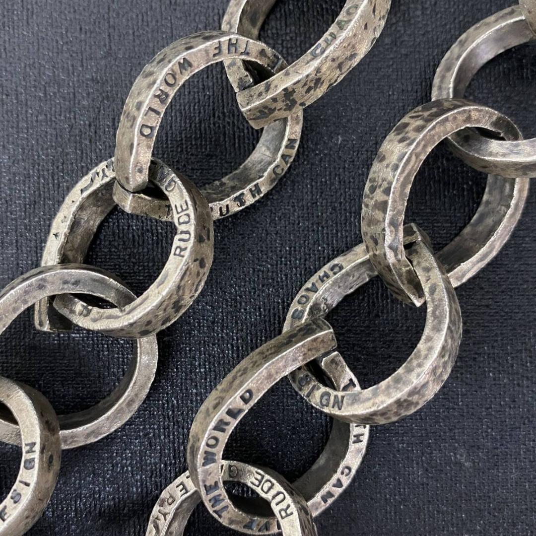 RUDE GALLERY CHAOS DESIGN シルバー ウォレットチェーン