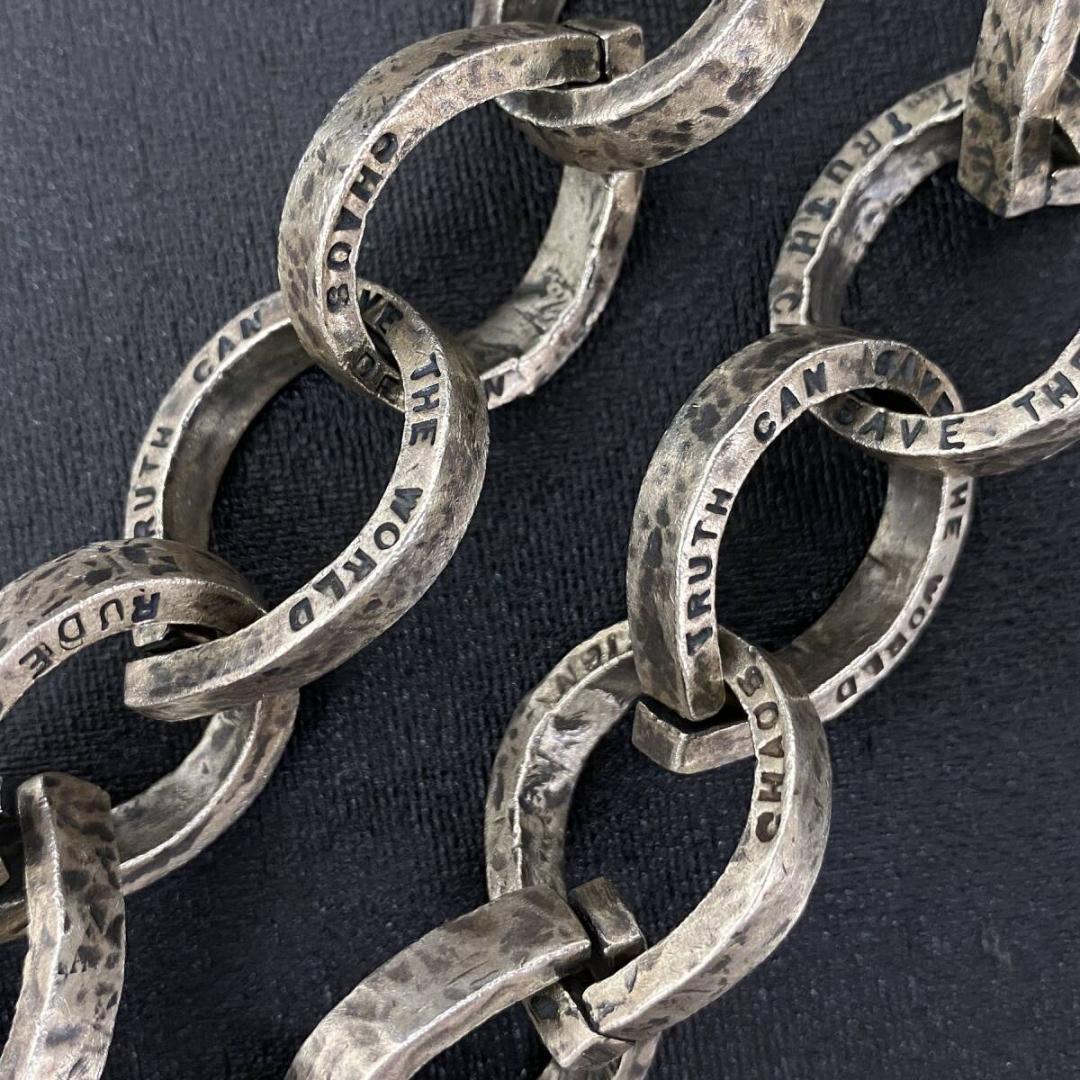 RUDE GALLERY CHAOS DESIGN シルバー ウォレットチェーン