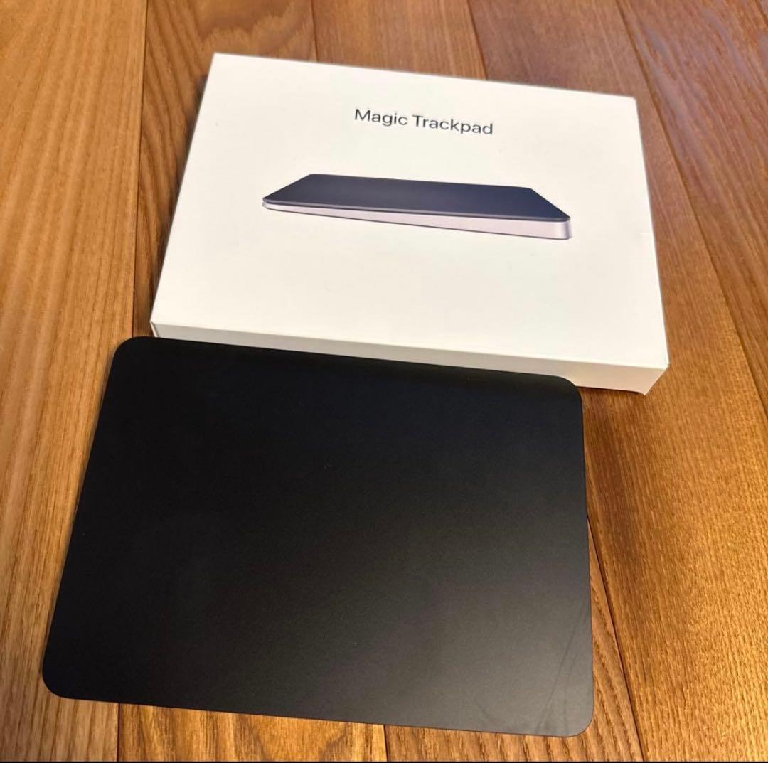 Apple Magic Trackpad 黒 USB-Cケーブル付き