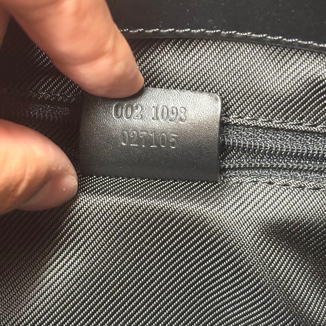 【極美品】GUCCI グッチ トートバッグ　GGキャンバス×レザー　巾着2個付き