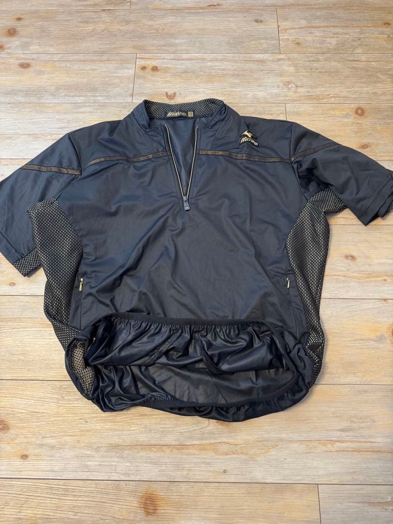 ミズノプロ4点セット (美品) ナイロン上半袖、長袖&ズボン＆キャップ