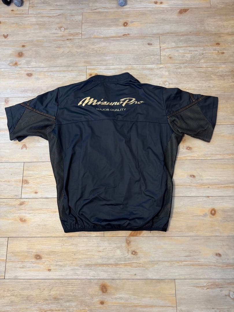 ミズノプロ4点セット (美品) ナイロン上半袖、長袖&ズボン＆キャップ