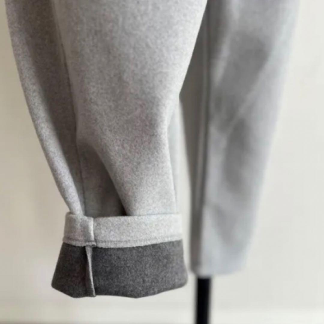 【新作・新品】JULY NINE ふわもちパンツ グレー 40 ジュライナイン