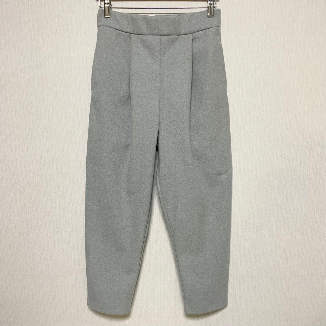 【新作・新品】JULY NINE ふわもちパンツ グレー 40 ジュライナイン