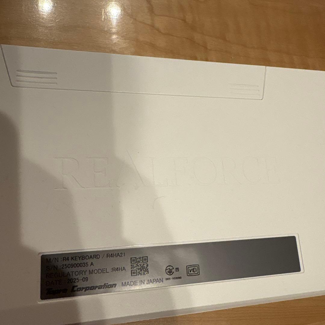 REALFORCE R4 ハイブリッド フル 45g 日本語配列 R4HA21