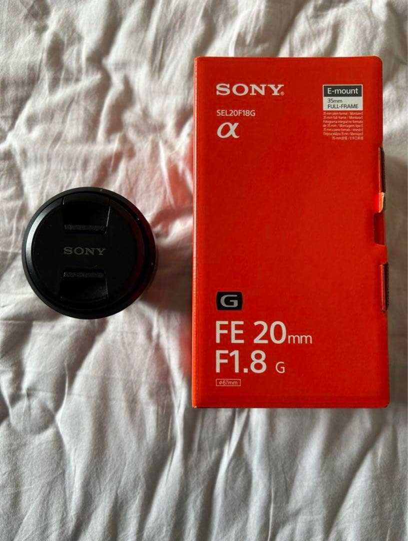 SONY FE 20mm F1.8 G レンズ
