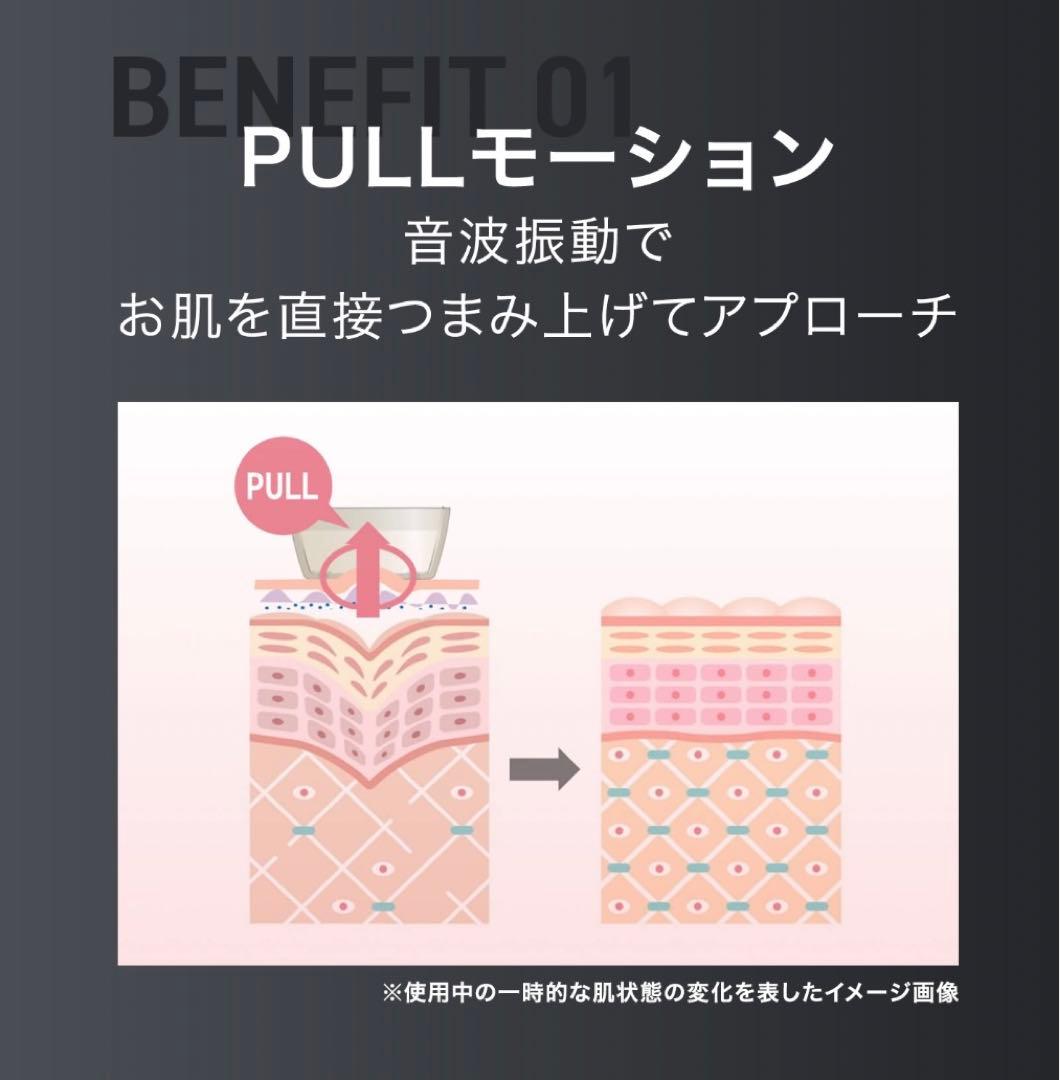 INGRACE Pullquart 音波美顔器 マットホワイト