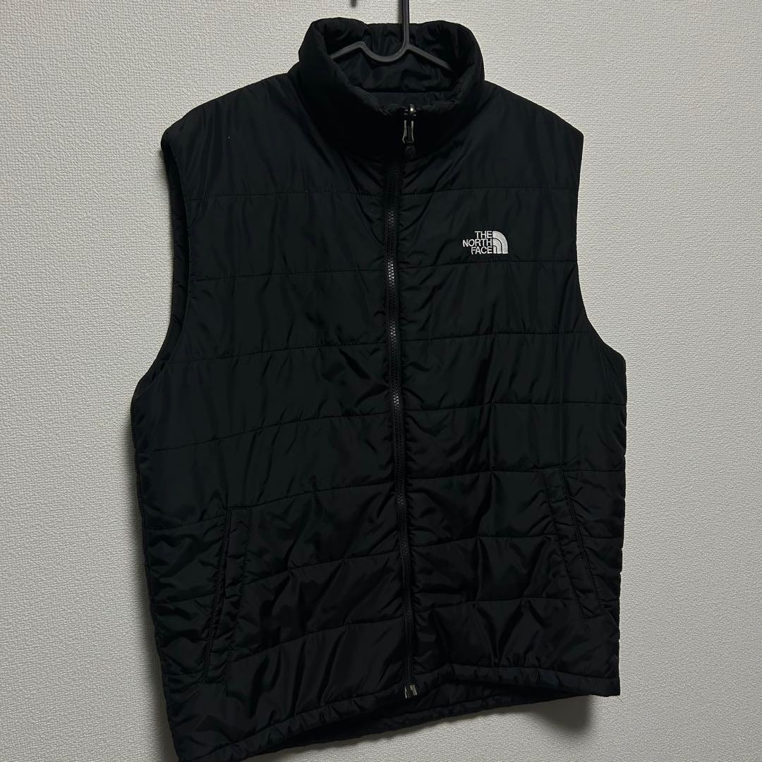 【人気モデル】ザノースフェイス　ベスト　黒　ブラック　Lサイズ　大きめ