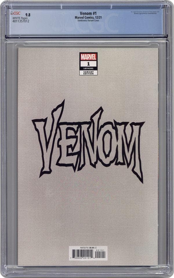 アメコミリーフ Venom #1 CGC 9.8