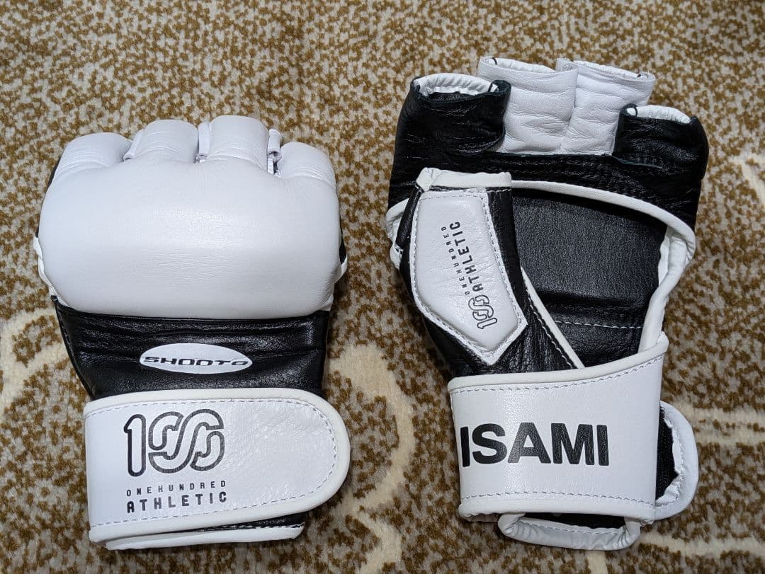 ★限定完売品★ISAMI×100Athletic 修斗オープンフィンガーグローブ