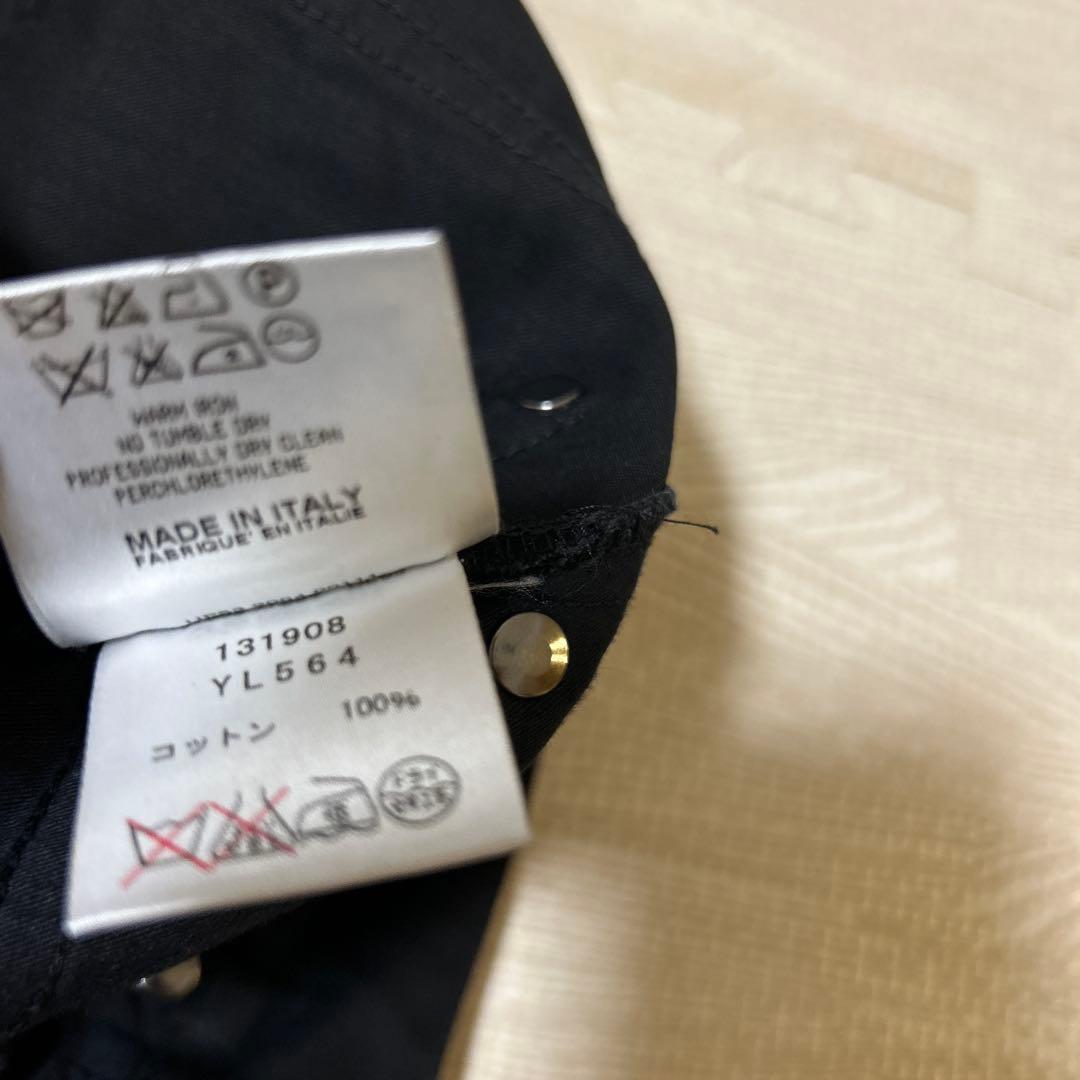 イヴサンローランリヴゴーシュ　フレアチノパンツ　46 BLACK