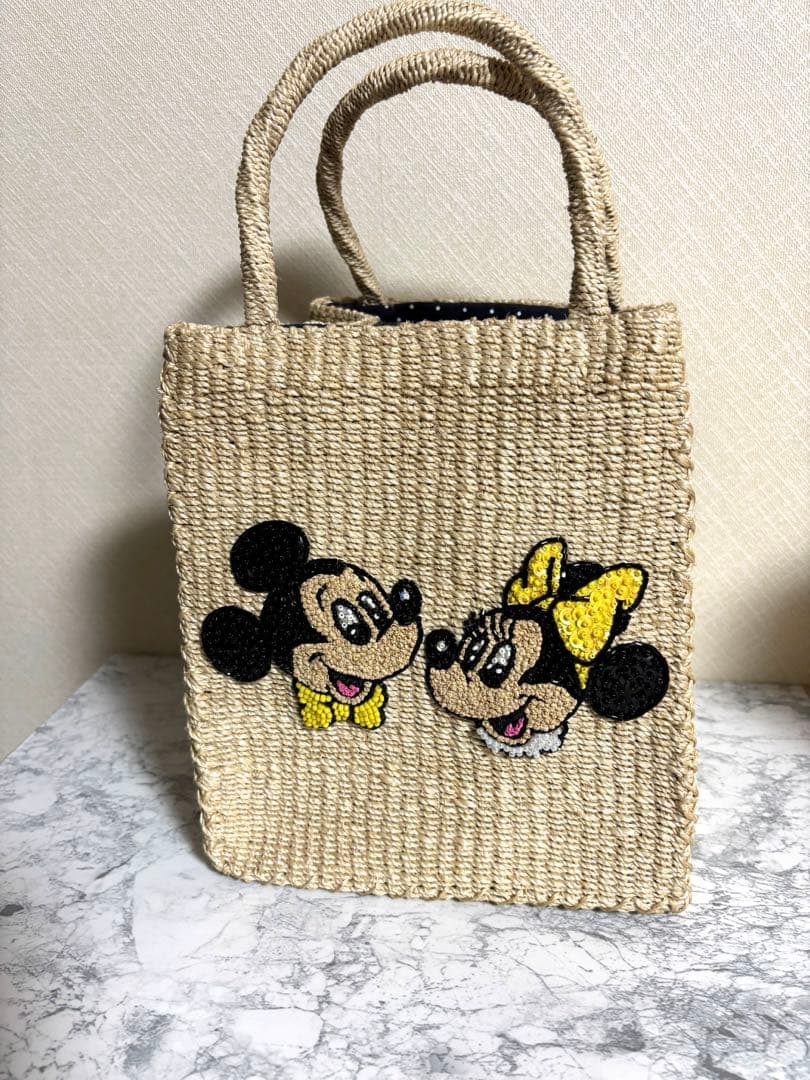 限定　BEAMS BOY 45th ディズニー　アバカ　カゴバッグ