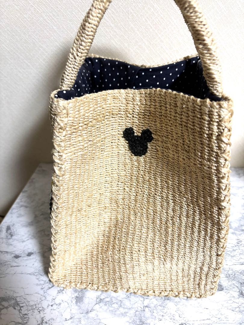 限定　BEAMS BOY 45th ディズニー　アバカ　カゴバッグ