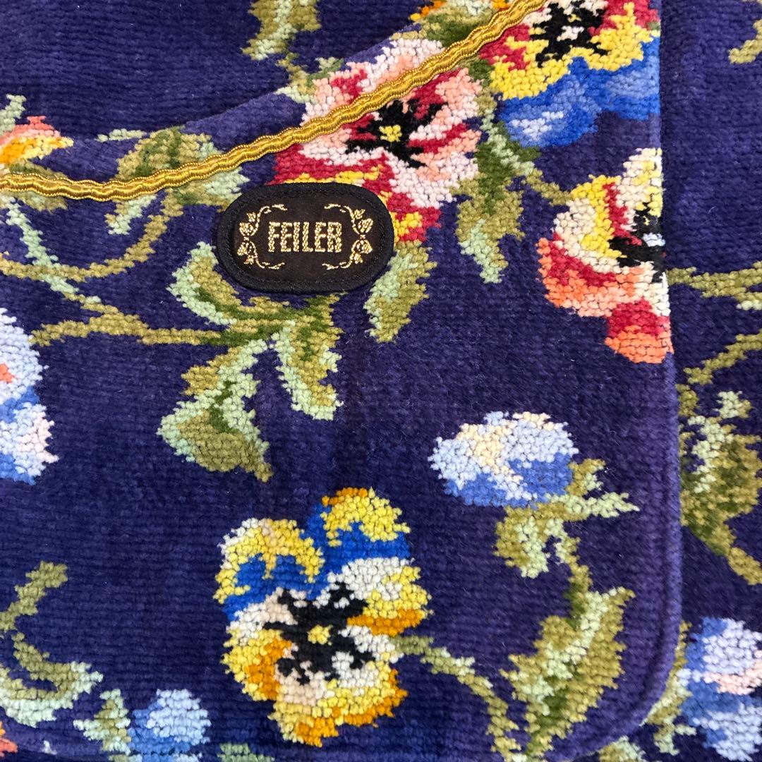 フェイラー　エプロン　ネイビー