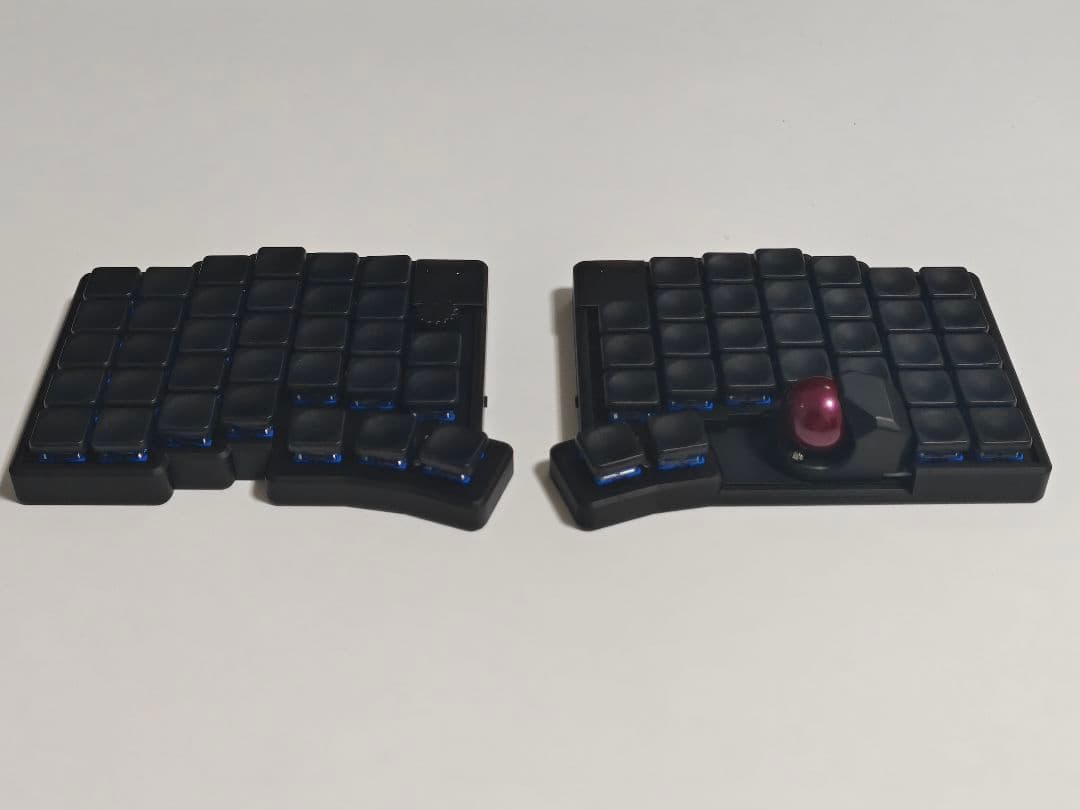 Glove65tb 完成品 低背トラボ ロープロファイル 無線接続 ブラック