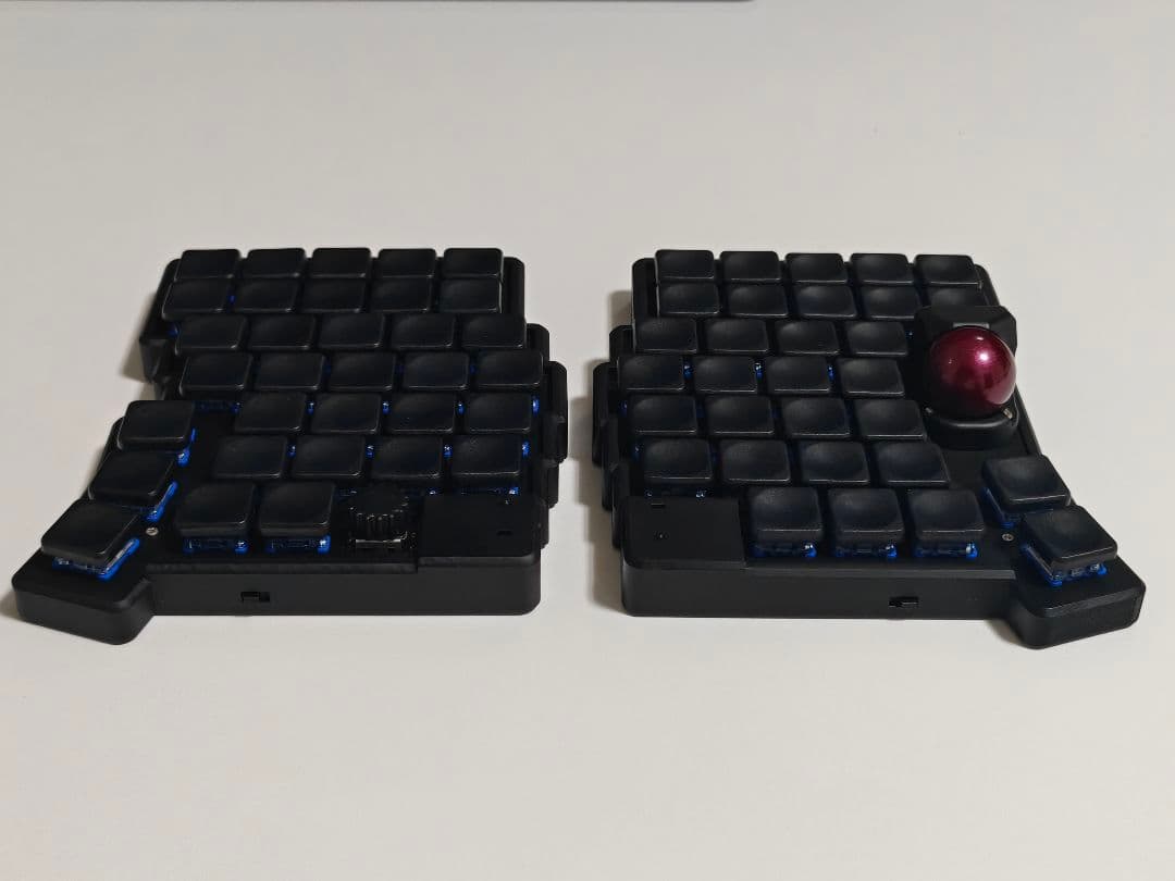 Glove65tb 完成品 低背トラボ ロープロファイル 無線接続 ブラック