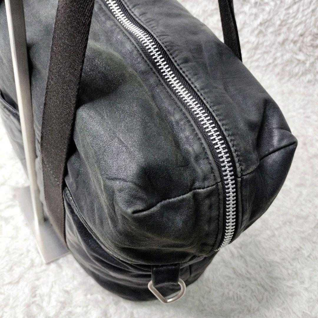 Y’s Yohji Yamamoto レザー ボストンバッグ レザー　2way