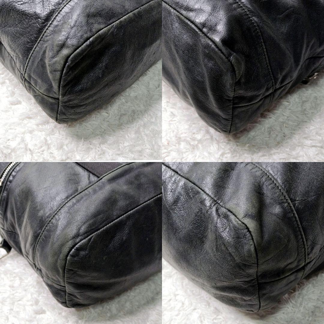 Y’s Yohji Yamamoto レザー ボストンバッグ レザー　2way