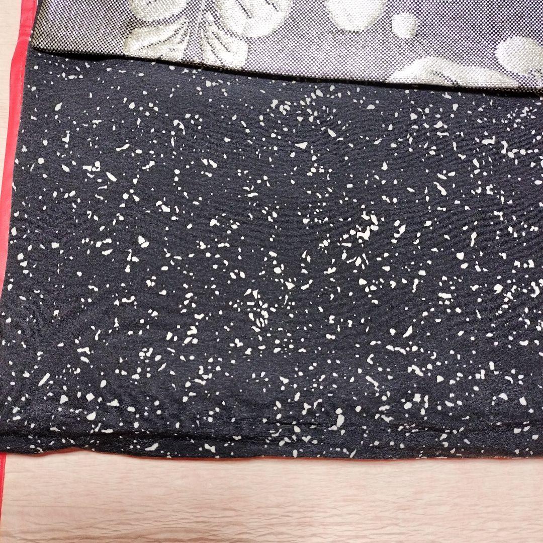 紋入りフォーマルOK◎正絹たたき染めの着物と大脇一心の銀糸の辻ヶ花の袋帯