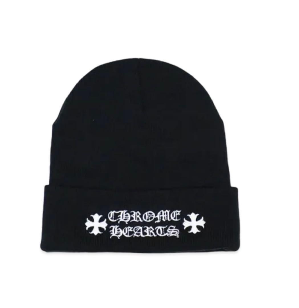 新品未使用 CHROME HEARTS Watch Cap Black ニット帽