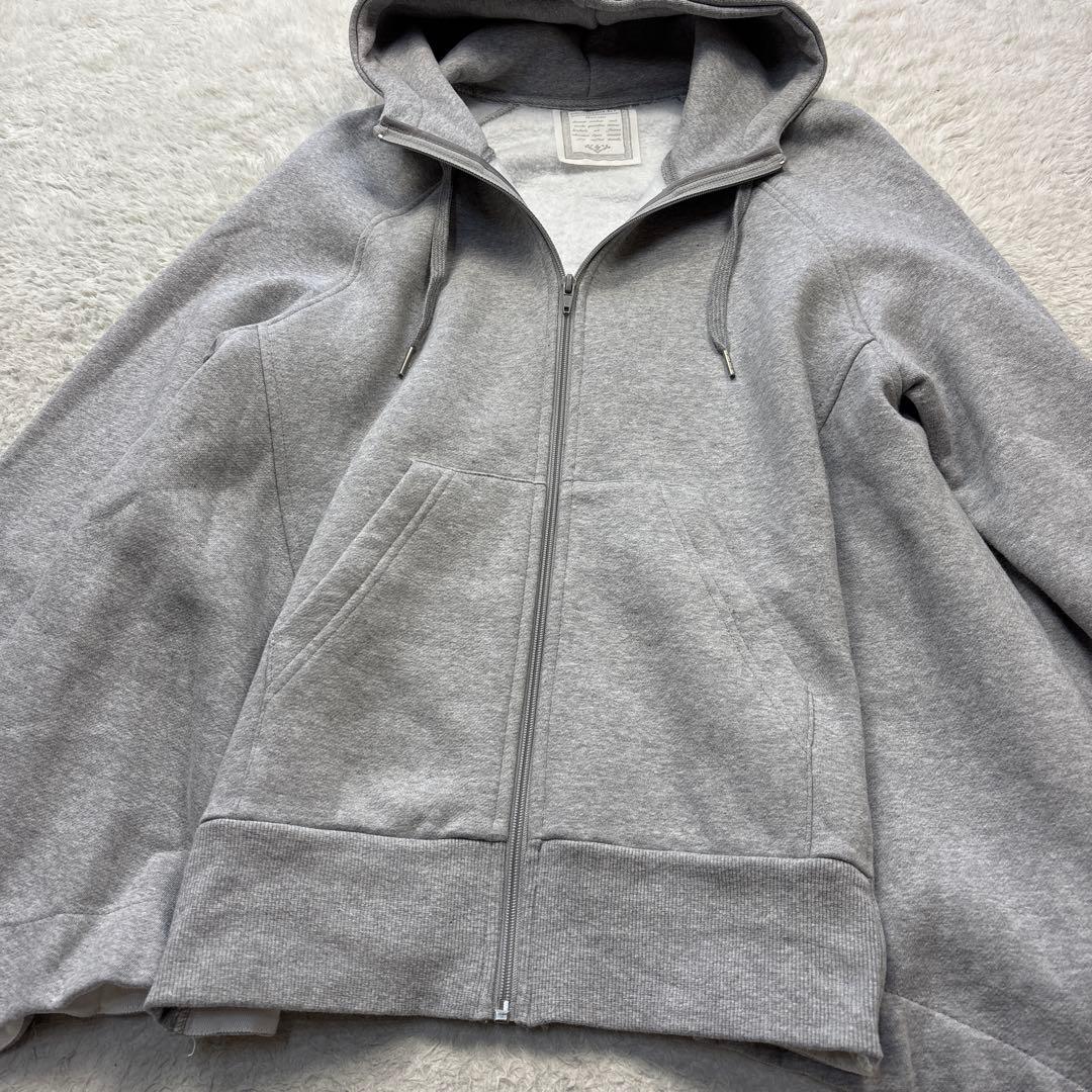 BEARDSLEY ビアズリー Aラインフレアパーカー　ジップアップ　裏起毛