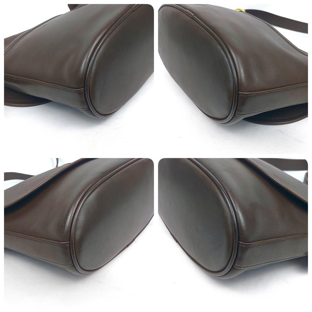 COACH オールドコーチ 4150 ショルダーバッグ グラブタンレザー