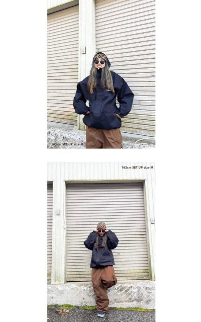 スノーボードウェア ジャケット メンズ レディース ビックシルエット