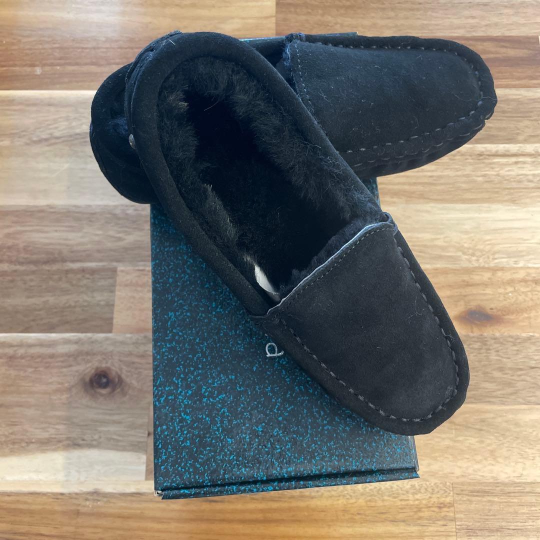 【未使用】 EMU Australia ブラック モカシン