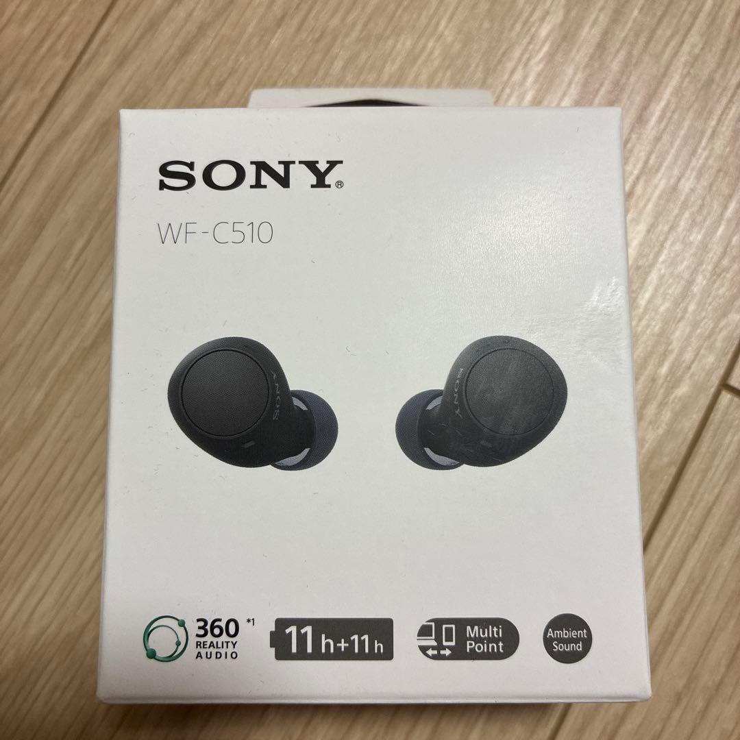 【ほぼ新品】SONY WF-C510 ブラック wireless