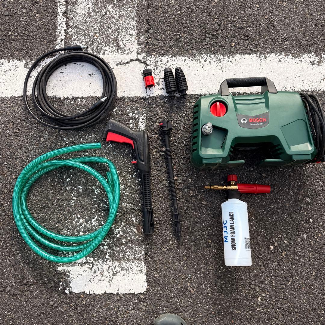 【洗車セット】ボッシュ高圧洗浄機+ MJJCのスノーフォームランス