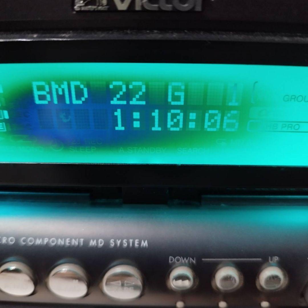 【CD.MD再生確認済み】 Victor ミニコンポ　UX-W5-B