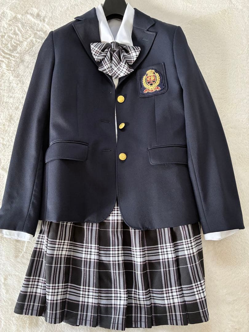 【豪華6点】イーストボーイ 卒服上下　9号/160 ブレザー＆2スカート＆2タイ