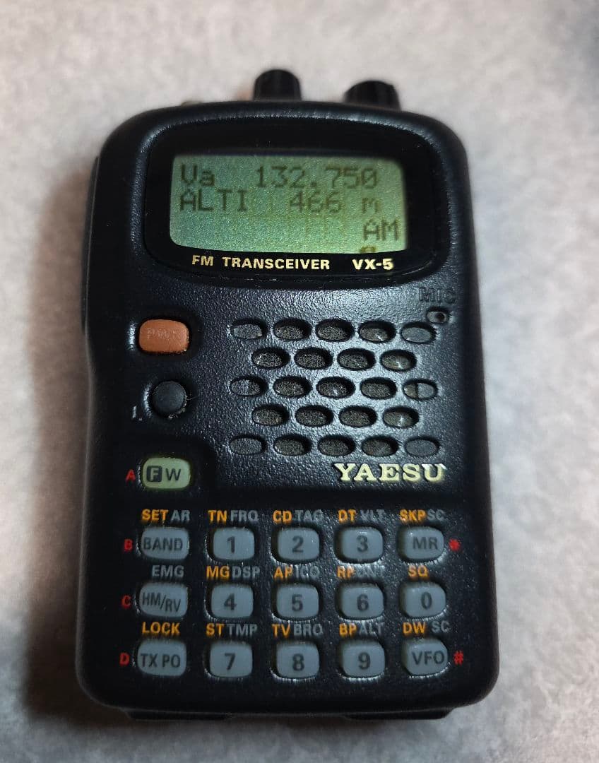 VX-5 気圧センサーユニット内蔵 スピーカーマイクMH-34付 社外品アンテナ