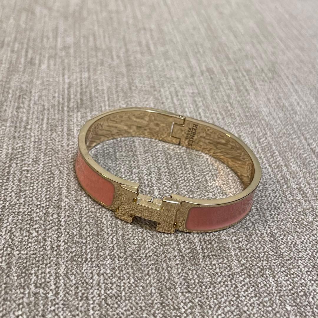 HERMES ピンクバングル