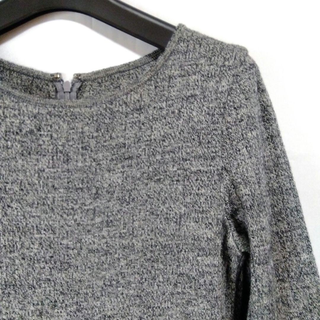 未使用品　オースチンリード　切り替えワンピース　ウール　38　ベルト付き