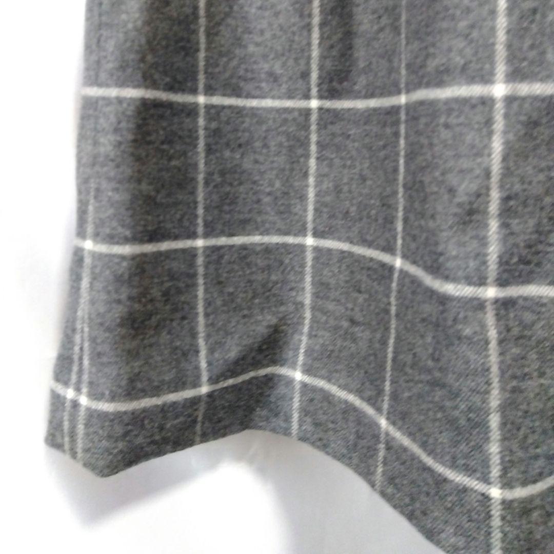 未使用品　オースチンリード　切り替えワンピース　ウール　38　ベルト付き